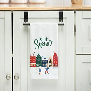 5/$20  Let It Snow Christmas Town Kitchen Towel